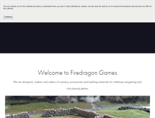 Tablet Screenshot of firedragongames.co.uk